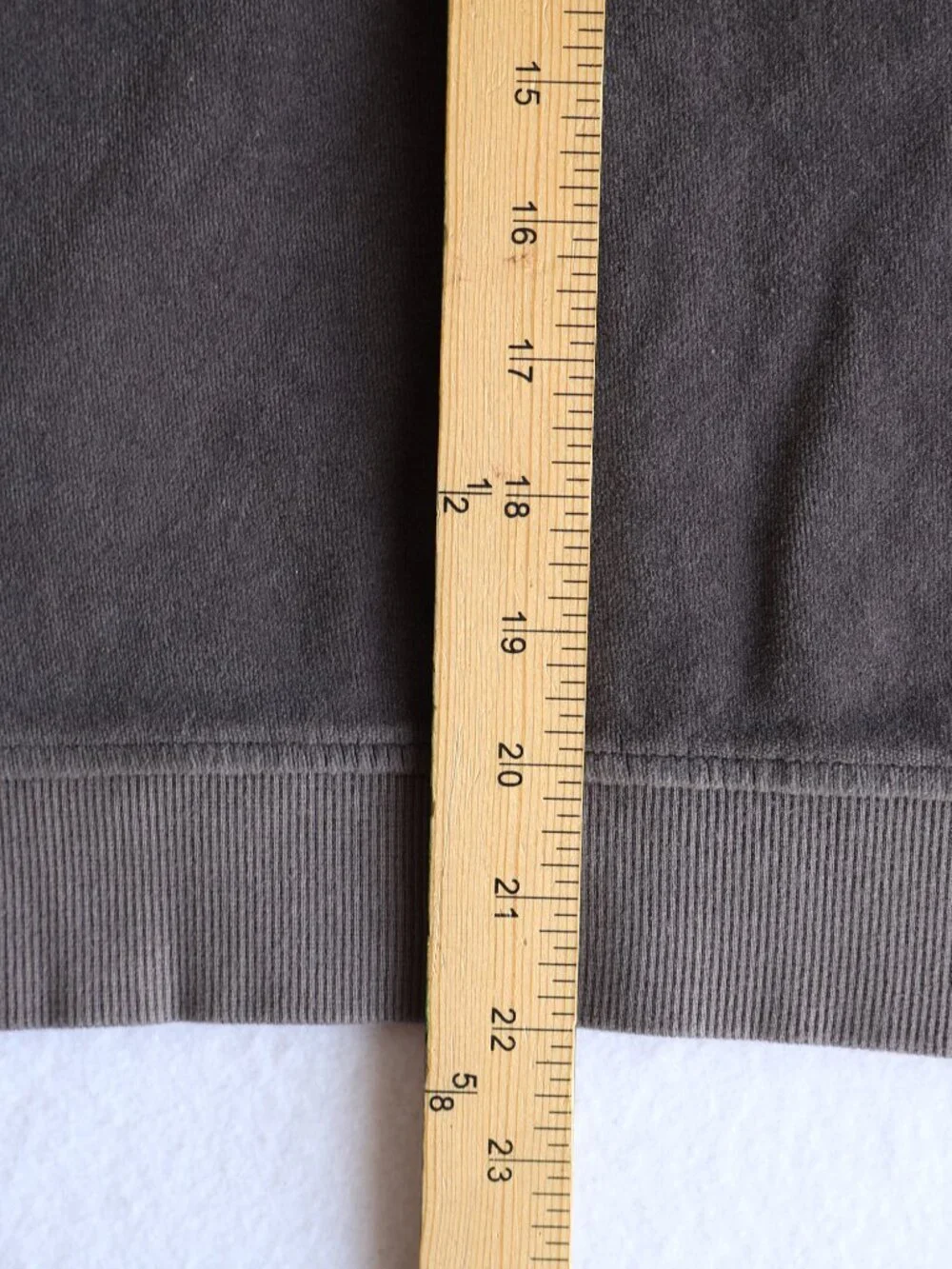 Pact Organic Cotton Velour Crew Pullover Shirt Graphite -  Women's Large - Picture 6 of 11